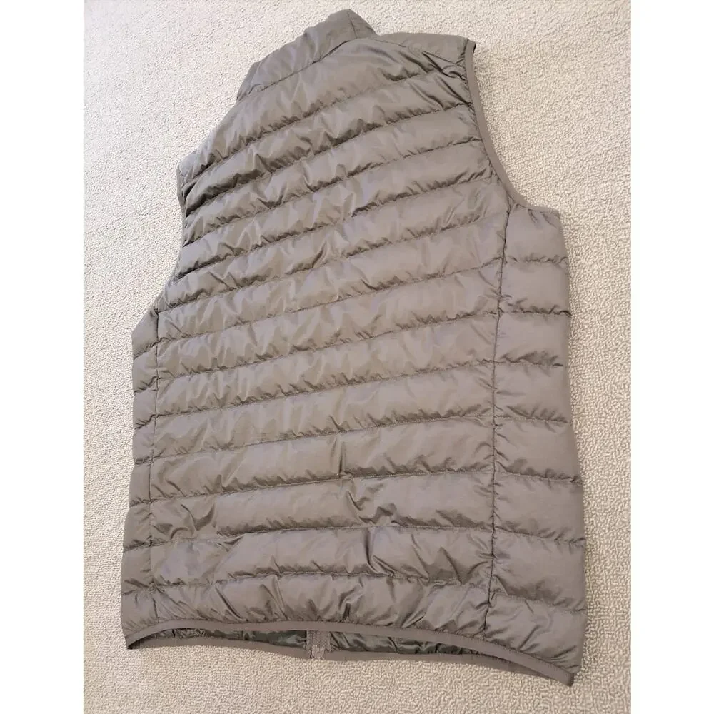 UNIQLO Small Female Grey Ultra Lightweight Full Zip Puffer Vest Fall Sporty - Picture 9 of 9